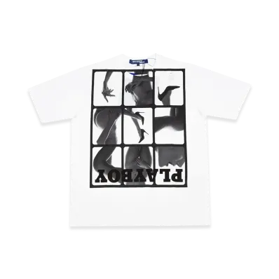 JUNYA WATANABE MAN Graphic Tee "White/Black"