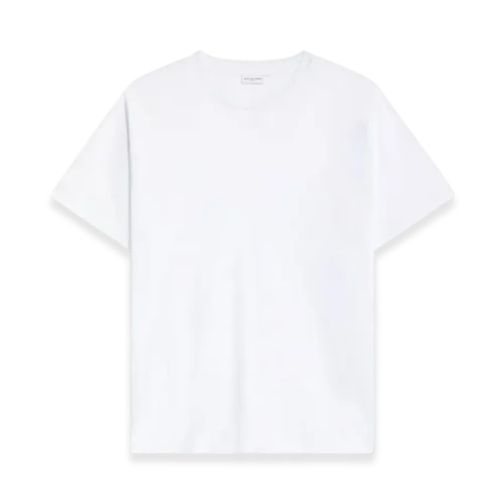 DRIES VAN NOTEN Boxy Cotton Tee "White"
