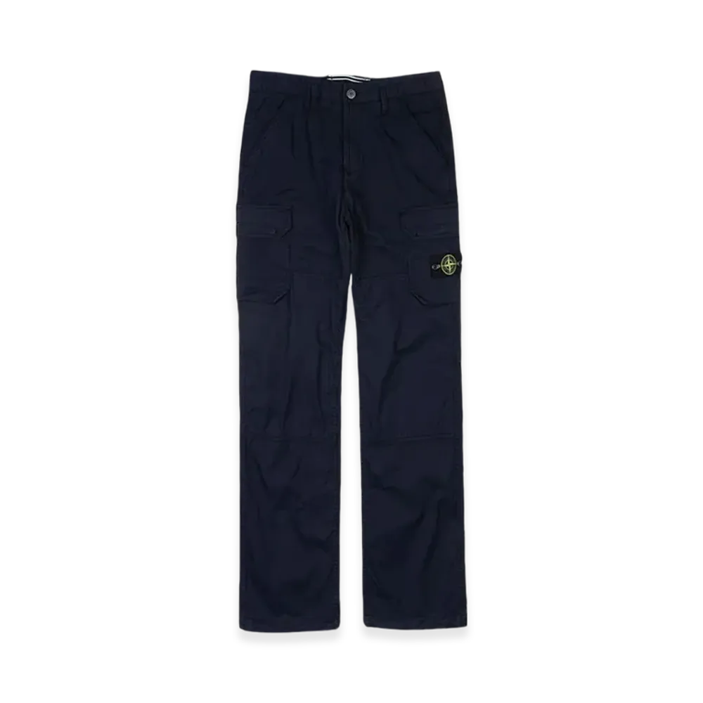 Stone Island 32110 Garment Dyed Cargo Pants - 23FW "Navy Blue"