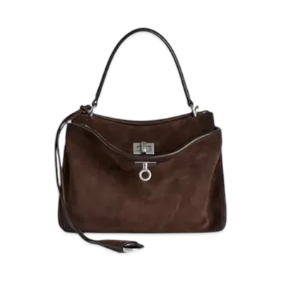 BALENCIAGA Rodeo Handbag Mini "Brown"