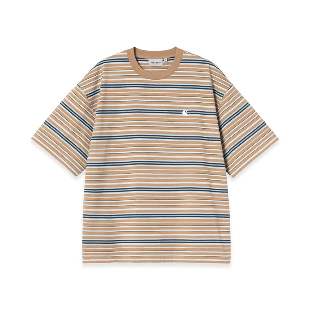 Carhartt WIP S/S Zane T-Shirt "Zane Stripe/Peanut"