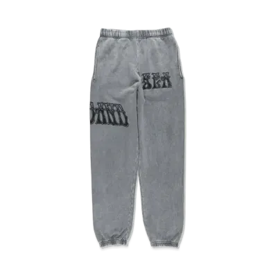 WIND AND SEA Logo Jersey Pants "Gray"