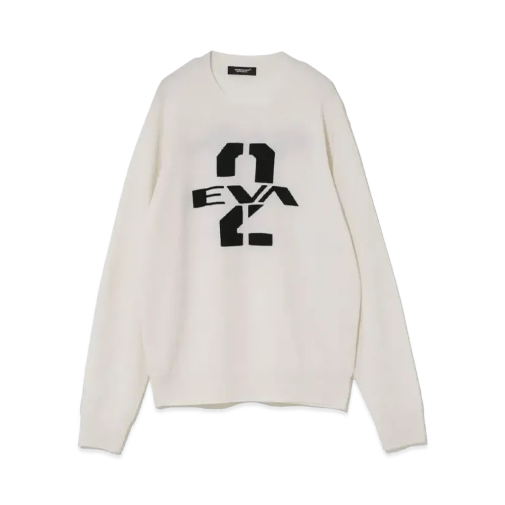 EVANGELION × UNDERCOVER SWEATER "White"
