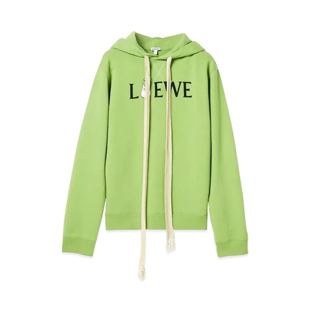 LOEWE x My Neighbor Totoro Hoodie In Cotton "Apple Green"