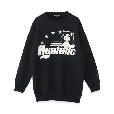 HYSTERIC GLAMOUR Evil's Daydream Sweatshirt "Black"