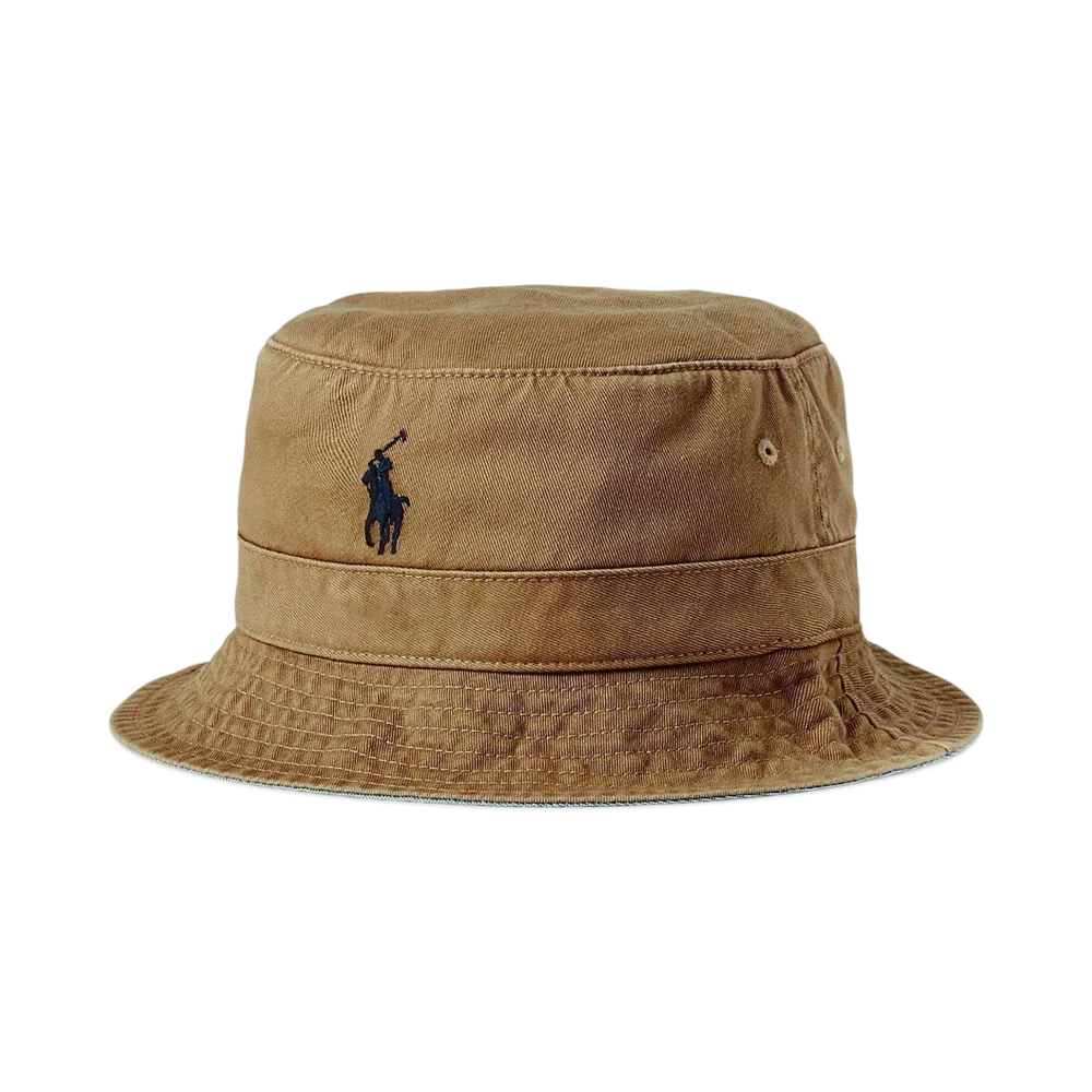 Polo Ralph Lauren Cotton Bucket Hat "Brown"