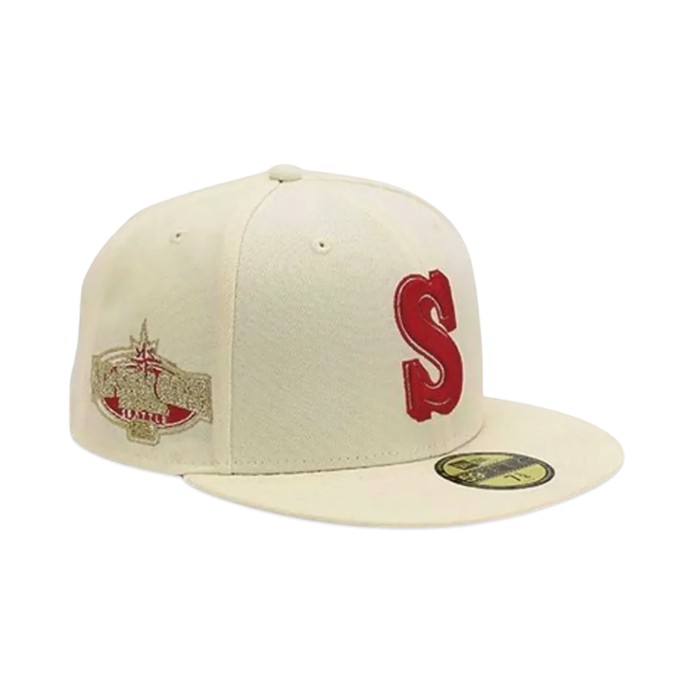 NEW ERA x THE CAP Rising Sun 59Fifty Seattle Mariners "White"
