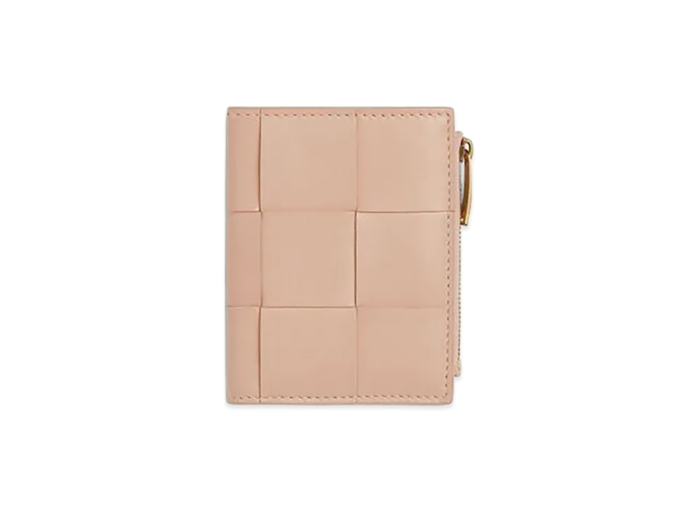 Bottega Veneta Cassette Small Bi-Fold Wallet "Lotus"