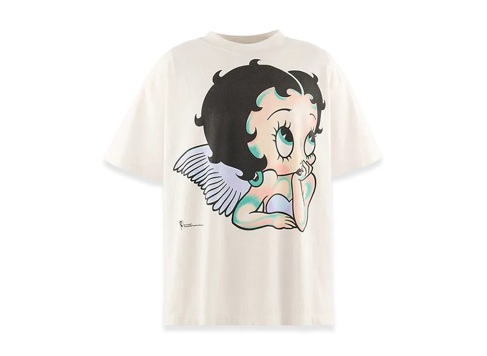 SAINT Mxxxxxx x Betty Boop Bty SS T-Shirt/Angel "White"