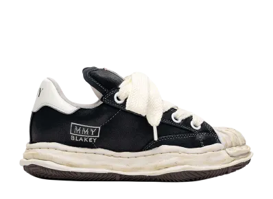 Maison MIHARA YASUHIRO BLAKEY PUFFER OG Sole Brushed Suede Low-top Sneaker "Black"