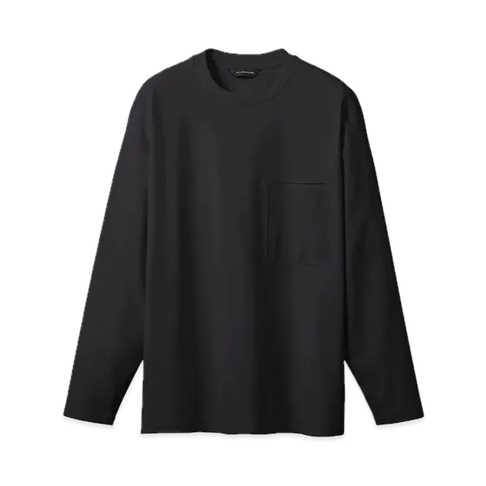 DESCENTE ALLTERRAIN Seamless Long Sleeve T-Shirt "Black"