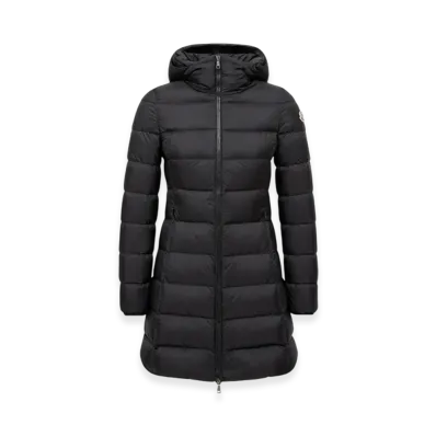MONCLER Gie Hooded Long Down Jacket "Black"