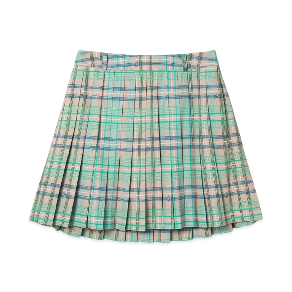 Maison Kitsune Golf Check Skirt "Beige Check"