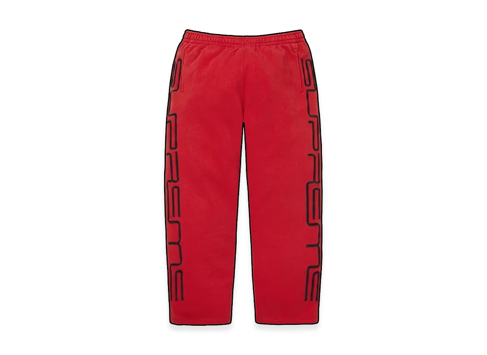 Supreme Connect Sweatpant "Red"
