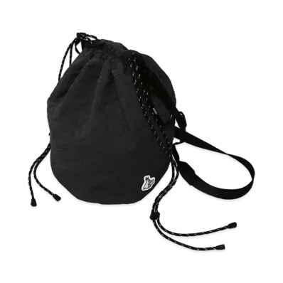 FR2 Rabbits Nylon Quilting Drawstring Bag "Black"