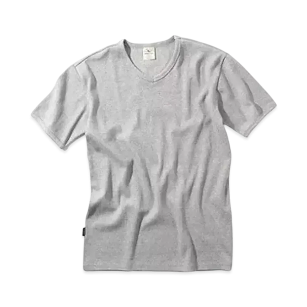 AVIREX Daily Wear Rib S/S T-Shirt "Grey V"