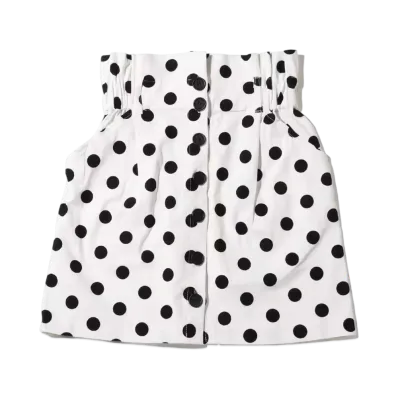 atmos pink High Waist Dot Miniskirt 2 Colors Available "White"