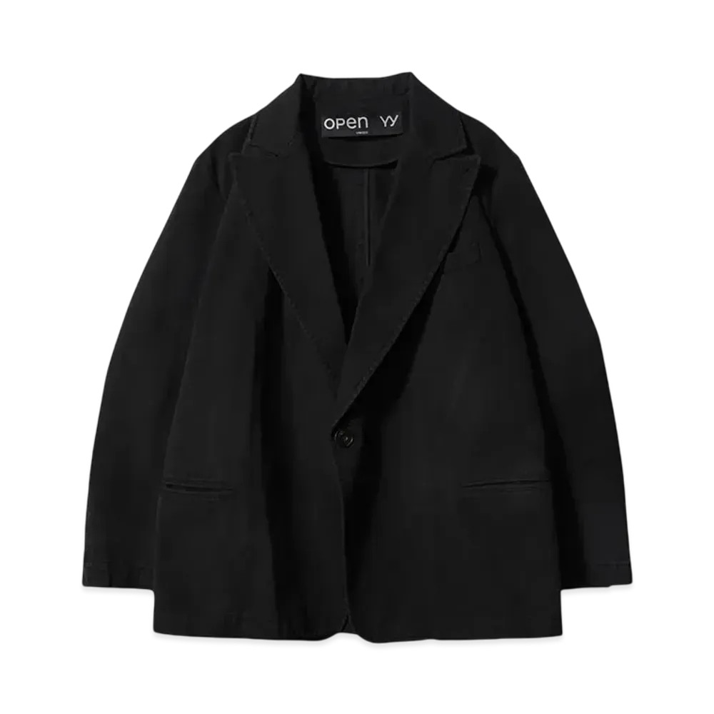 OPEN YY WASHED JACKET "BLACK"