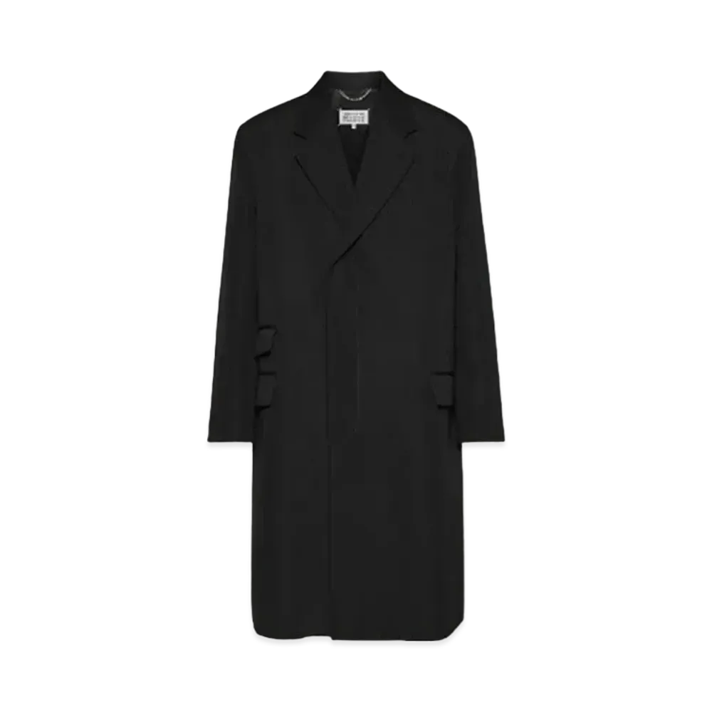 Maison Margiela Wool Silk Coat "Black"