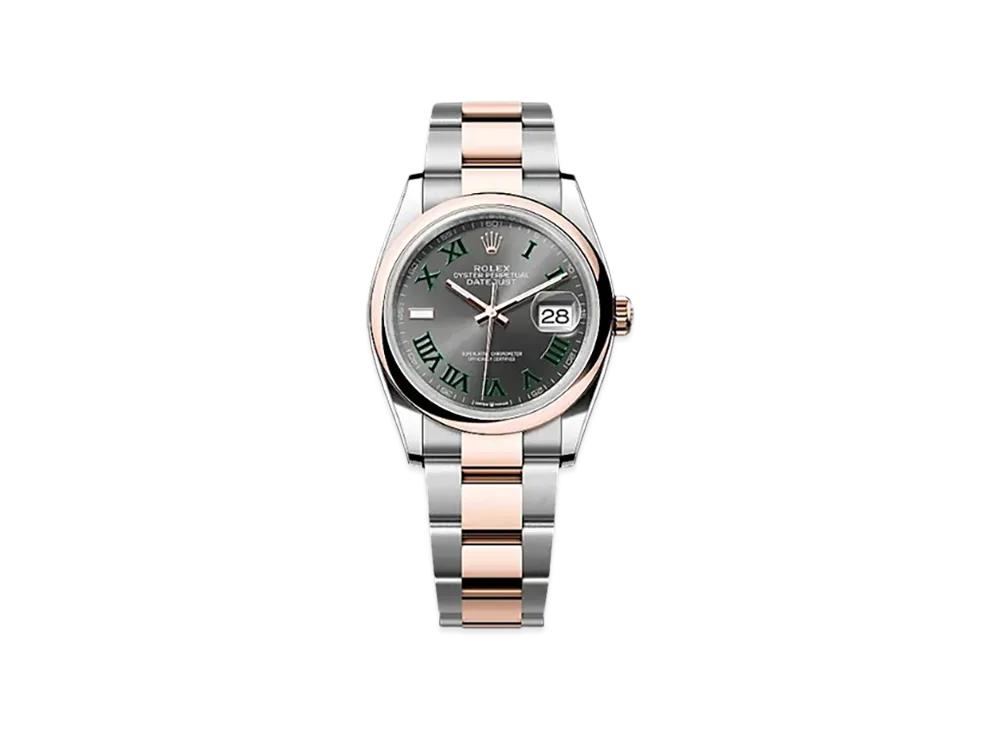 ROLEX Datejust 36 Oystersteel "Grey"