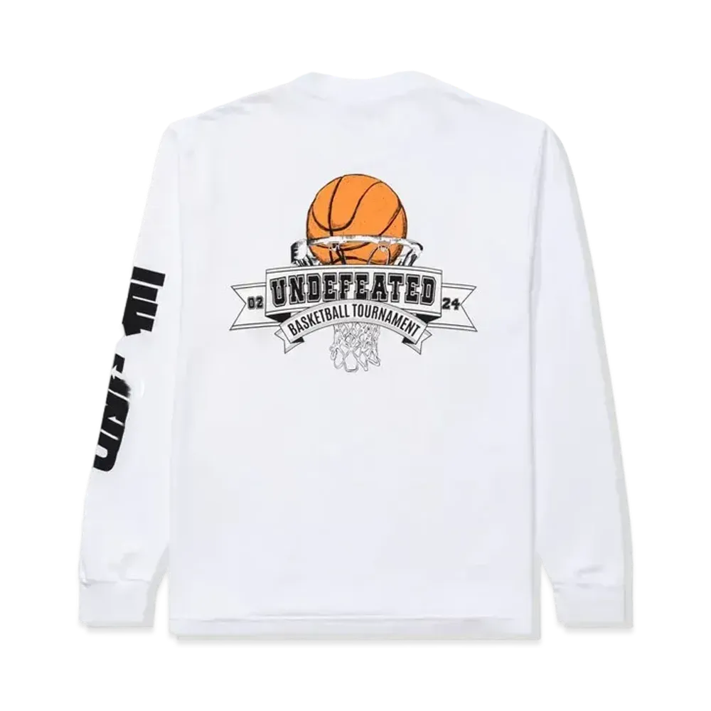 UNDEFEATED Tournament Banner L/S Tee "White"