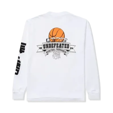 UNDEFEATED Tournament Banner L/S Tee "White"