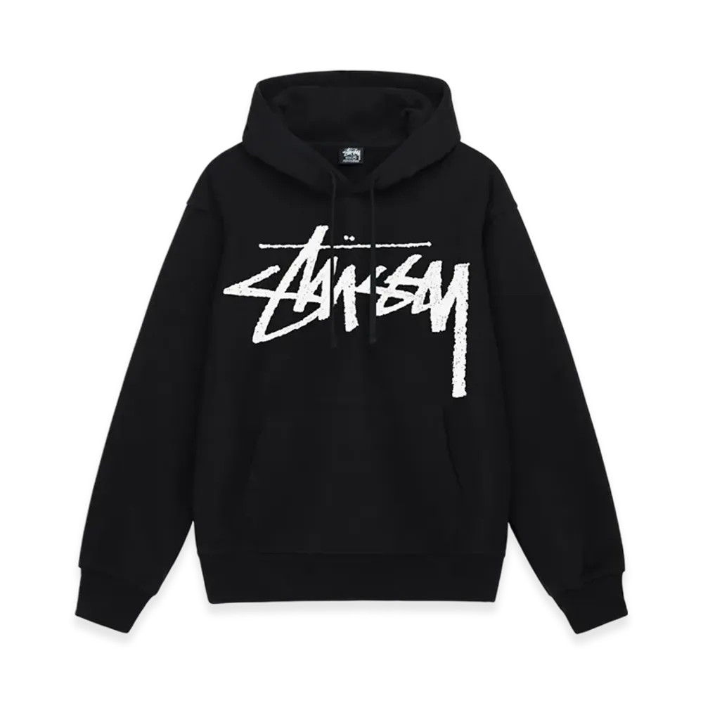 Stussy Big Stock Hoodie "Black"