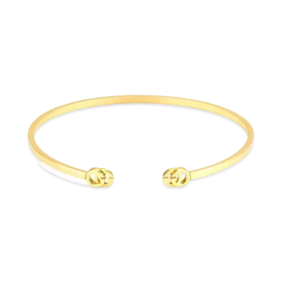 GUCCI Double G Yellow Gold Bracelet