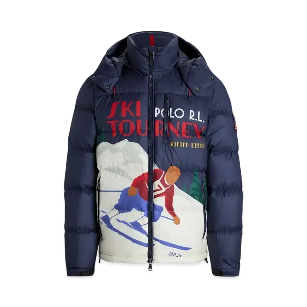 Polo Ralph Lauren Gorham Skier Print Down Jacket "Multi"