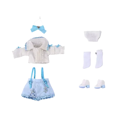 Good Smile Company "Nendoroid Doll" -Nendoroid Doll- Outfit Set: Suspender Skirt Set (White & Blue)