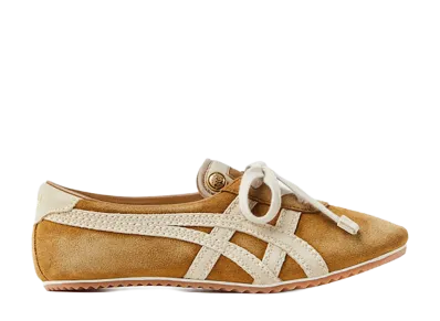 Versace × Onitsuka Tiger Women's Tai-Chi Sakura Suede Sneaker "Brown"