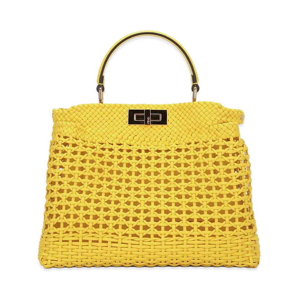 FENDI Women's Peekaboo Medium Vit.Grace Intr "Yellow"