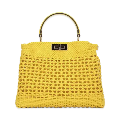 FENDI Women's Peekaboo Medium Vit.Grace Intr "Yellow"