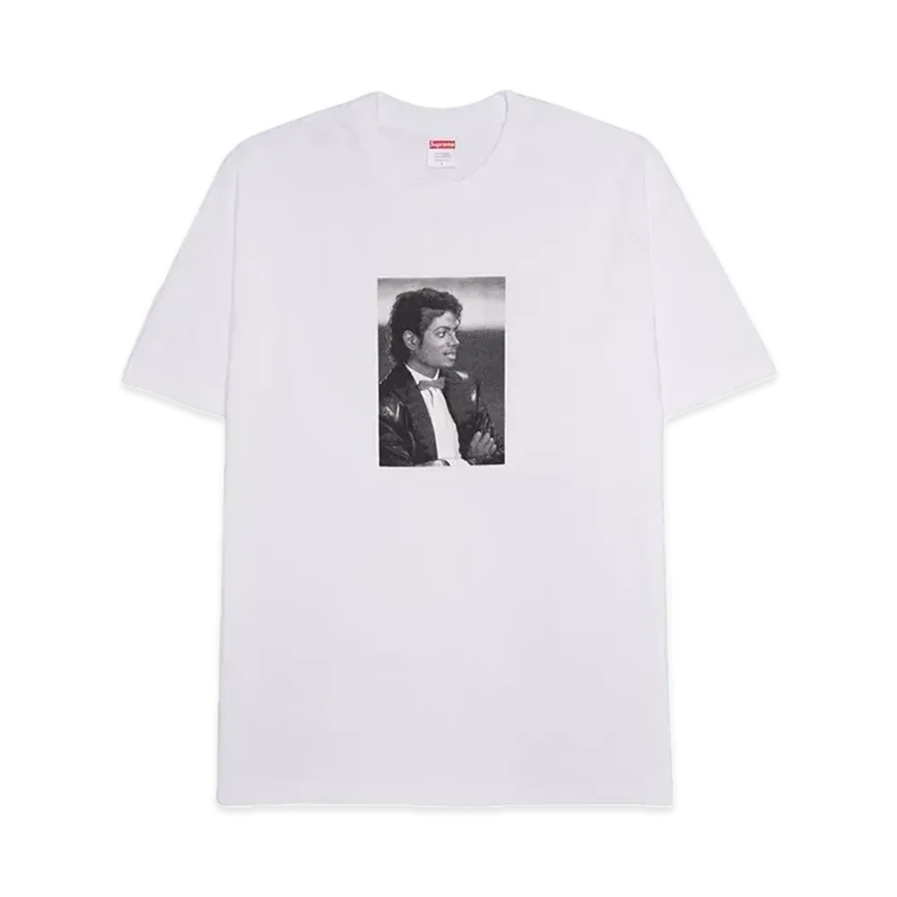 シュプリーム x マイケルジャクソン Tシャツ "ホワイト"