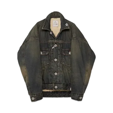 Maison MIHARA YASUHIRO Denim Puffer Jacket "Indigo"