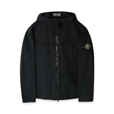 Stone Island 106WN Old Treatment Overshirt - 24SS "Black"