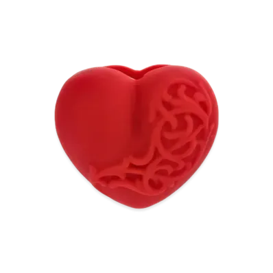 Chrome Hearts Rubber Heart Silicon Ring "Red"