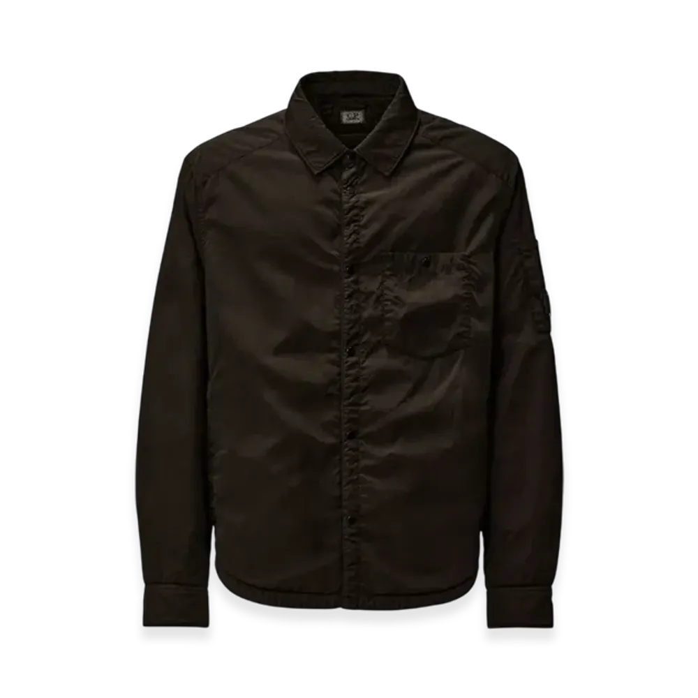 C.P. Company Chrome-R Lens Button Overshirt "Black"