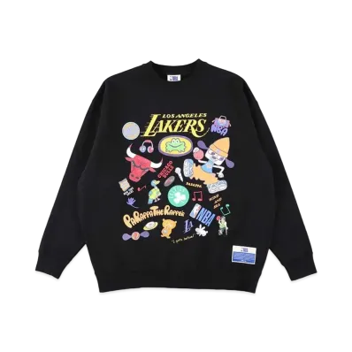 WIND AND SEA x NBA CHAMPIONS x PARAPPA THE RAPPER Sweat "Black"