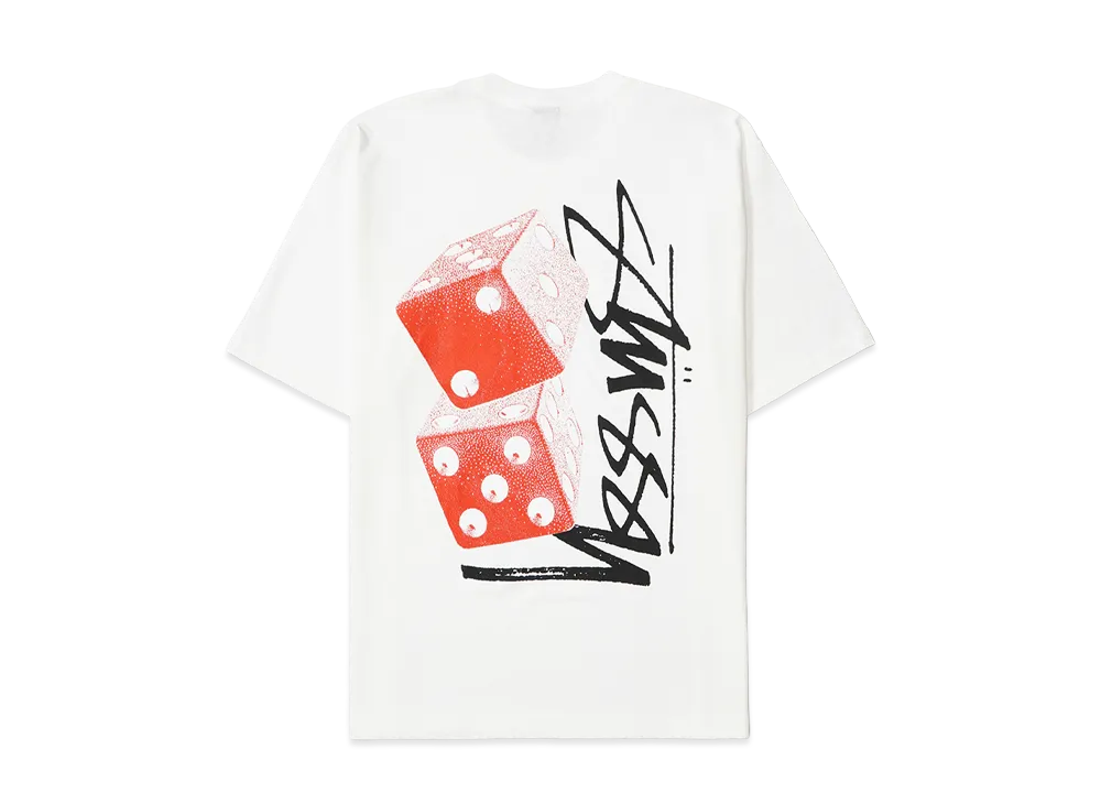 Stussy Tall Dice Tee "White"