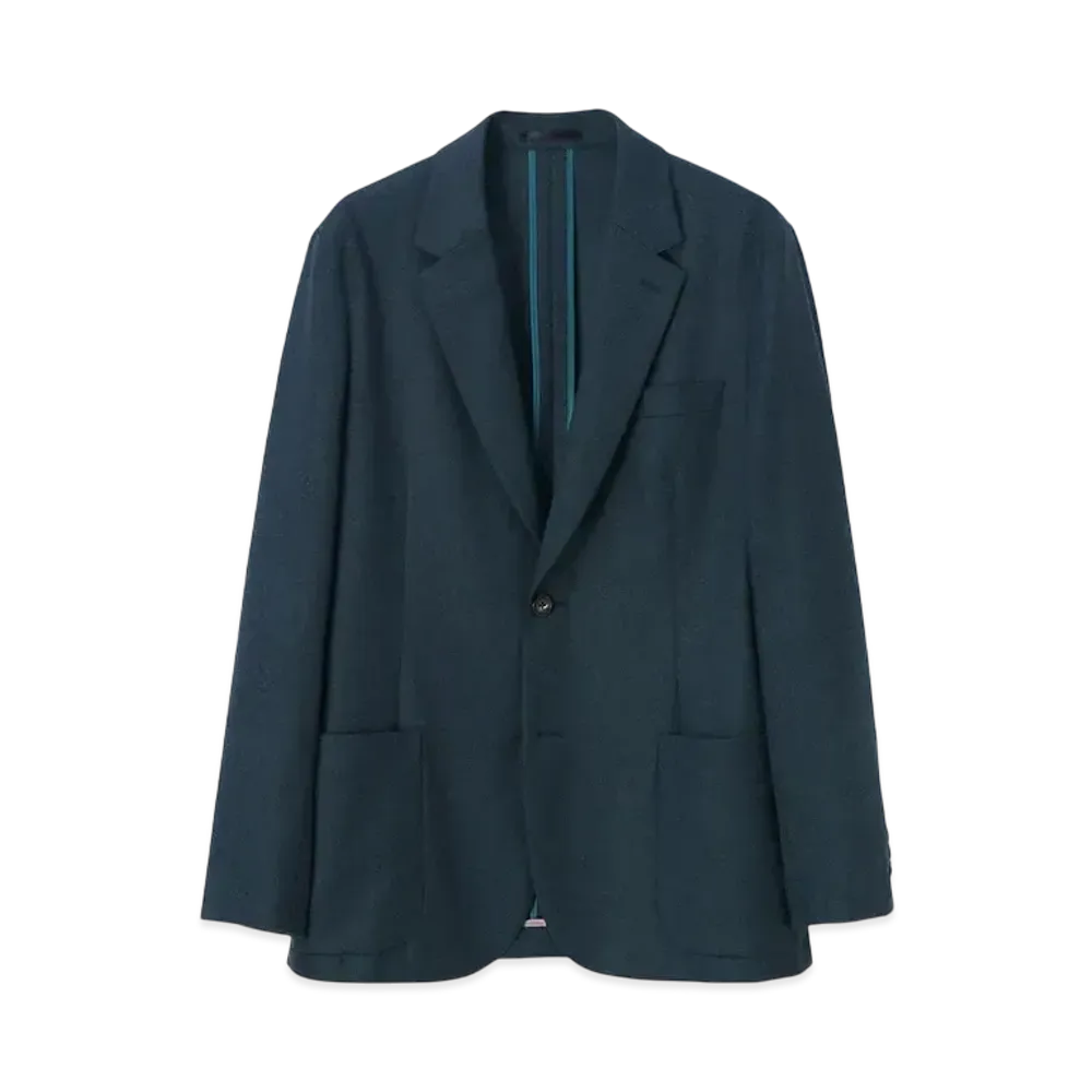 Paul Smith Flannel Overdyed 2B Jacket "Khaki"