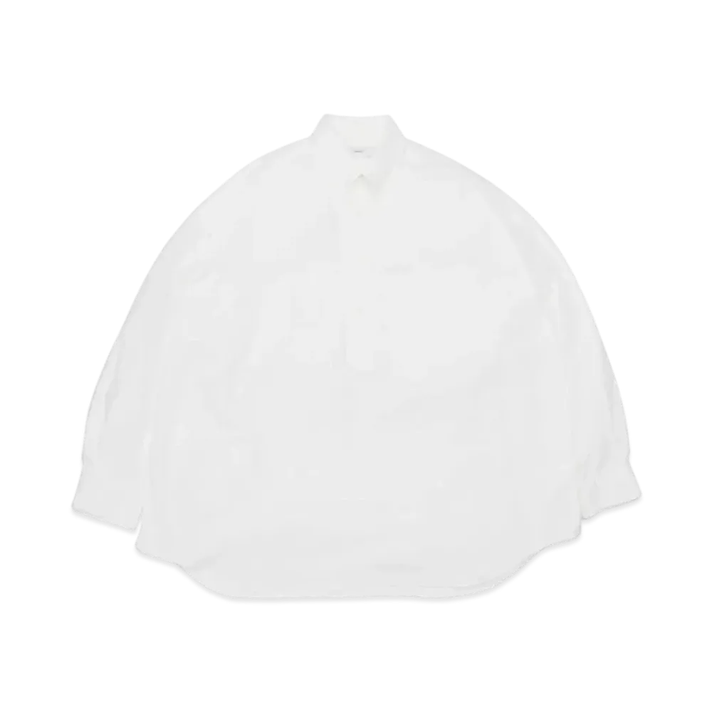 Graphpaper Oxford L/S Oversized B.D Pullover Shirt "White"