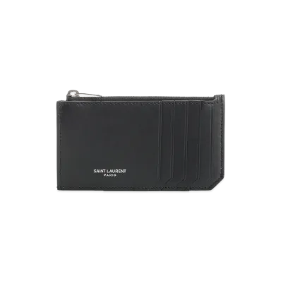 Saint Laurent Paris Card Holder "Black"