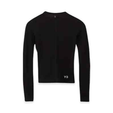 Y-3 Fitted Long Sleeve Tee "Black"