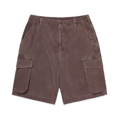 thisisneverthat Overdyed Corduroy Cargo Short "Burgundy"