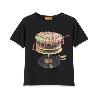 HYSTERIC GLAMOUR x THE ROLLING STONES Women's Let It Bleed T-Shirt "Black"