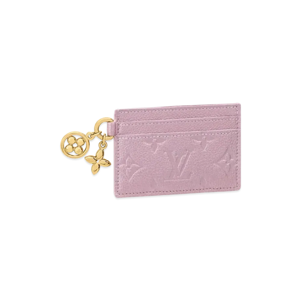 Louis Vuitton LV Charms Card Holder Monogram Empreinte Leather "Wisteria"