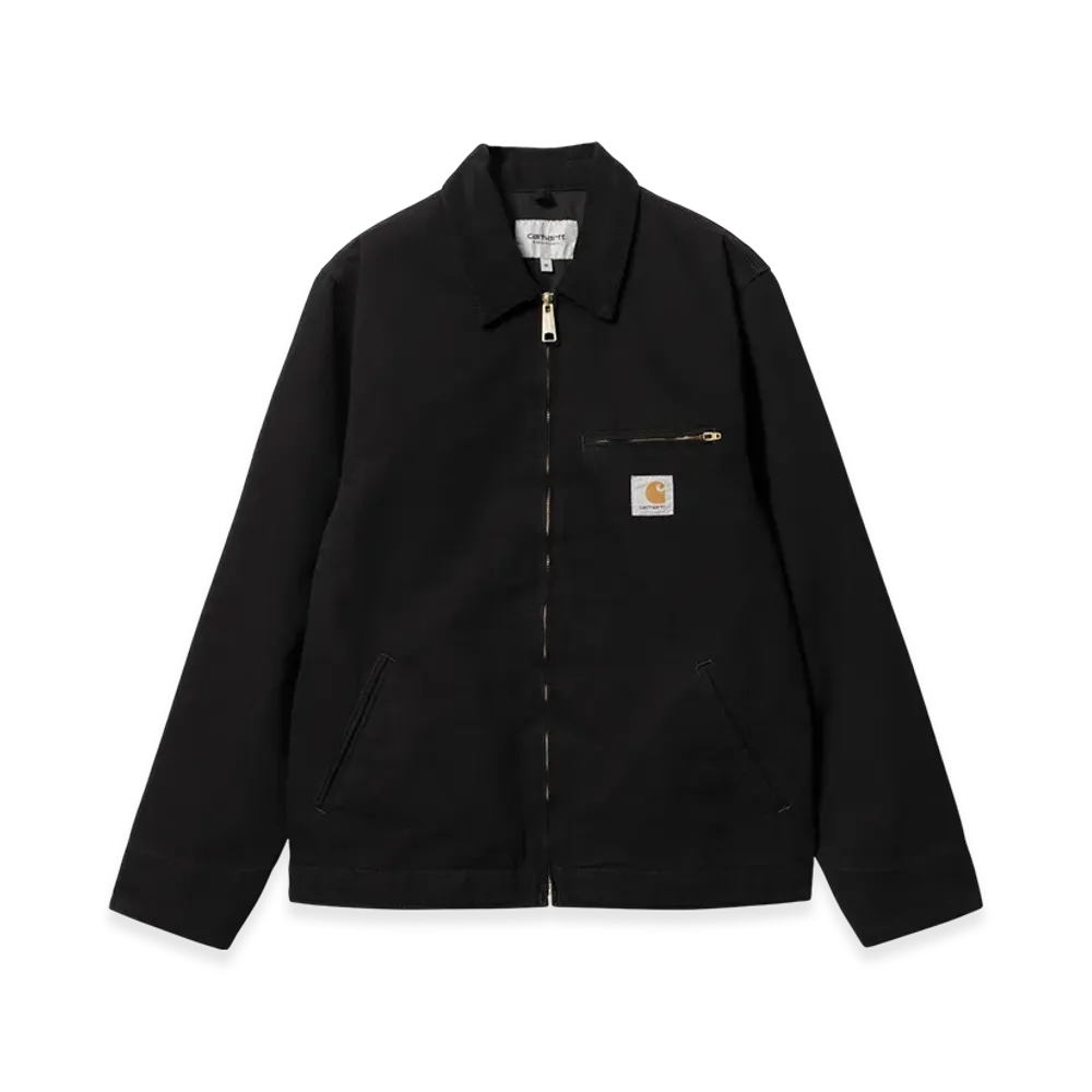 Carhartt WIP Detroit Jacket "Black / Black (rinsed)"