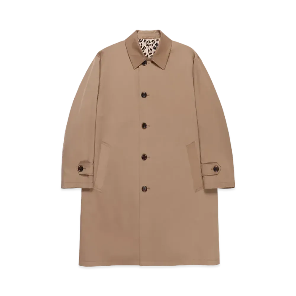 WACKO MARIA BAL COLLAR COAT "Light Beige"
