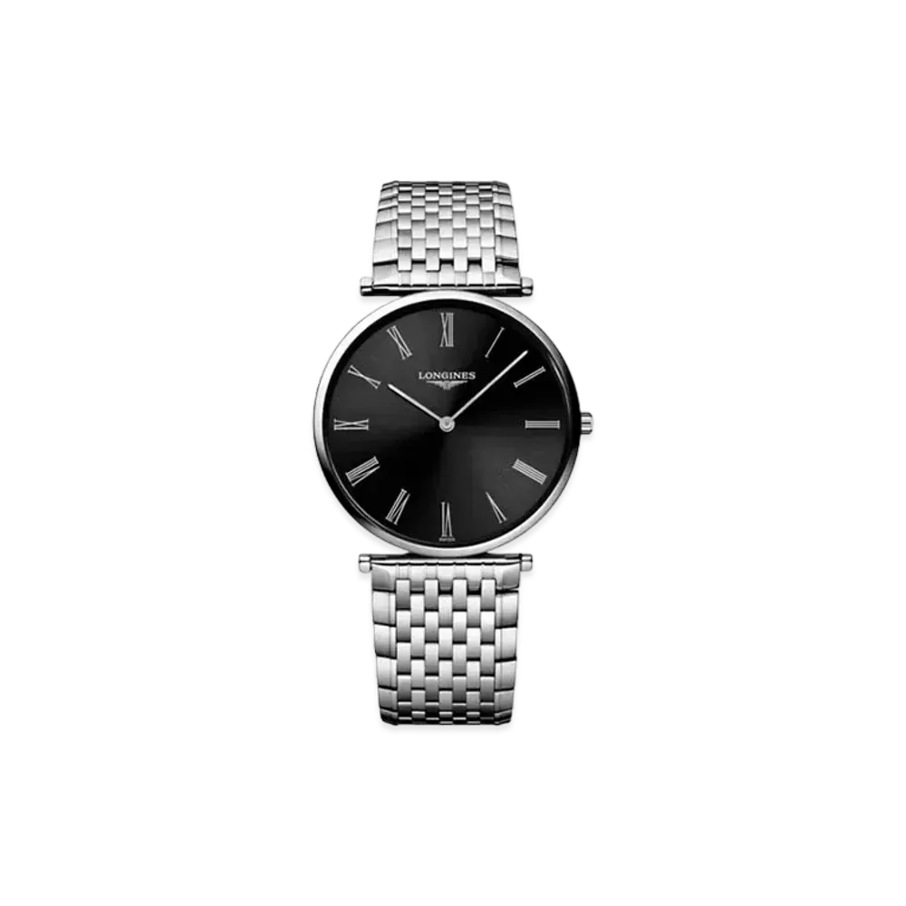 Longines La Grande Classique de Longines 36.00mm "Black Sun Ray/Stainless Steel" L4.755.4.51.6